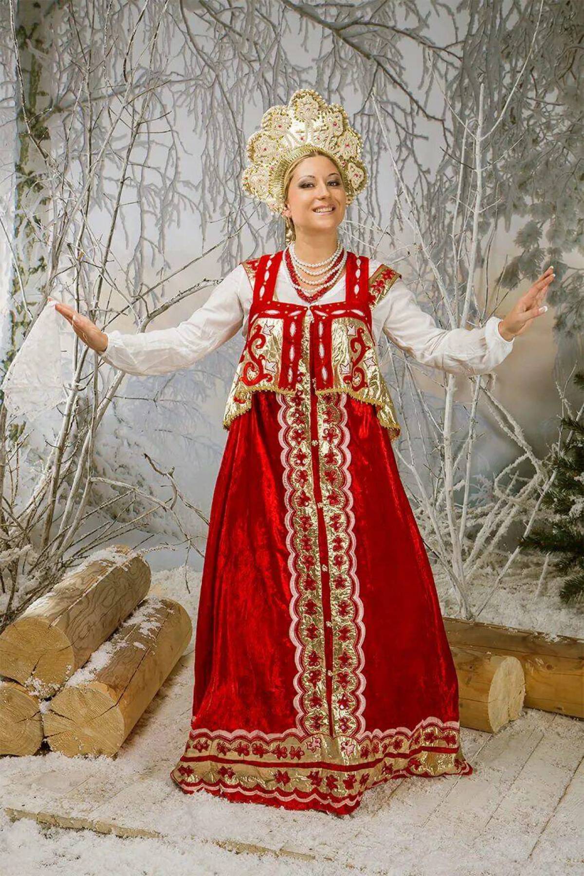 Girls in Slavic costumes in Yinchuan